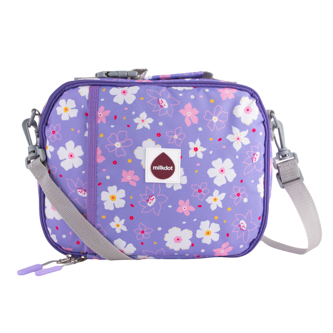  Ucsaxue Purple Daisy Flower Lunch Bag Small Insulated