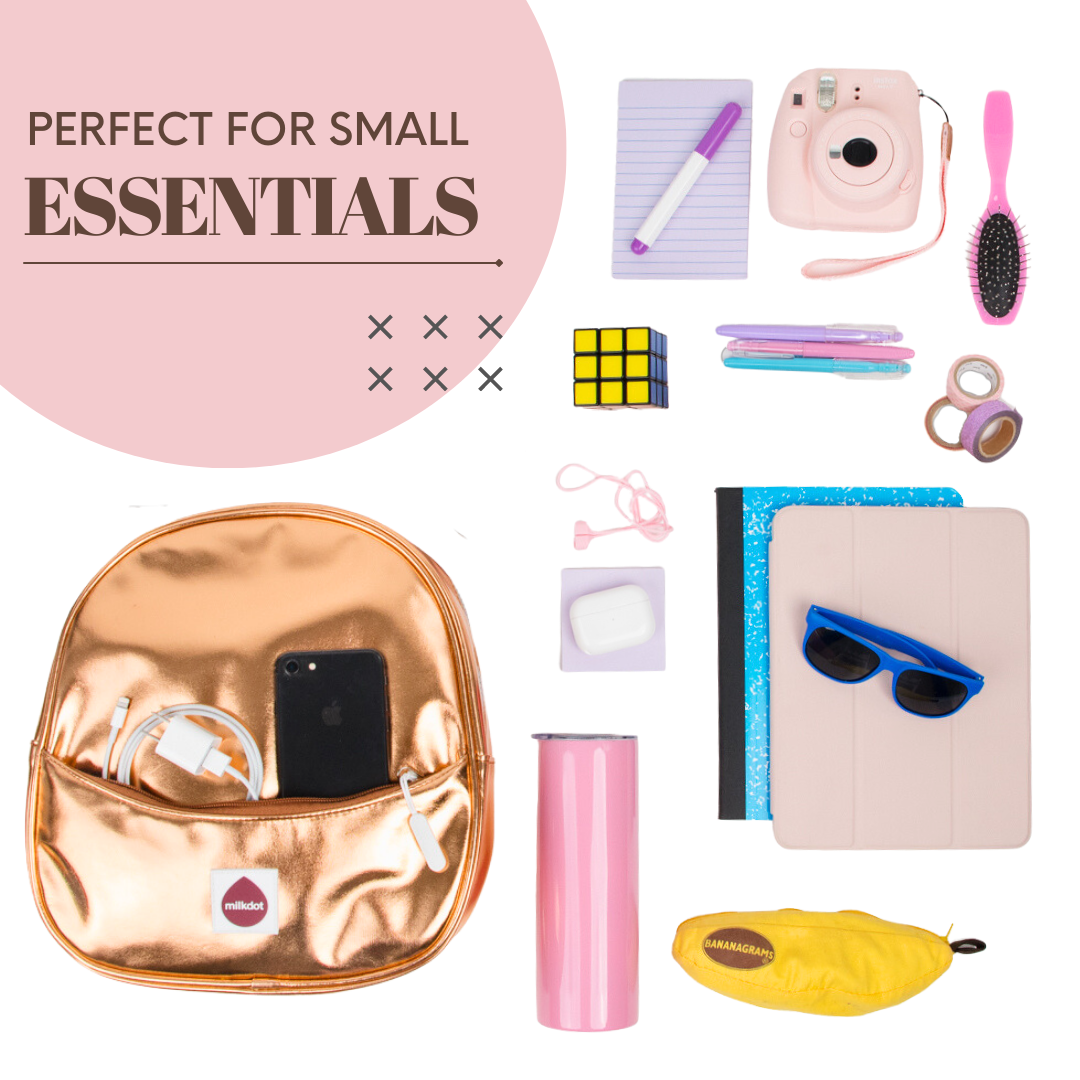 Mini Backpack | Gold