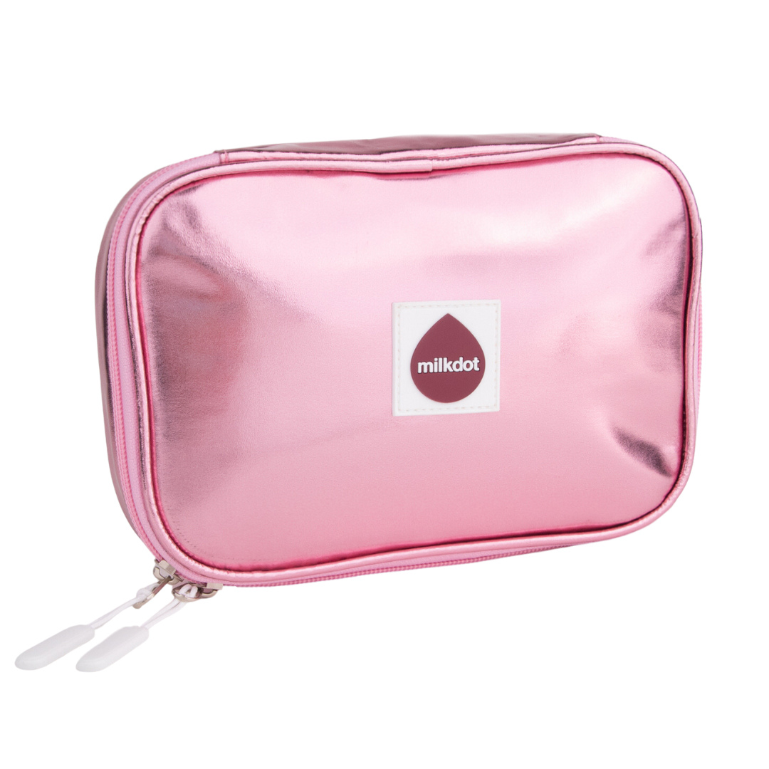 Pencil Case | Pink Metallic