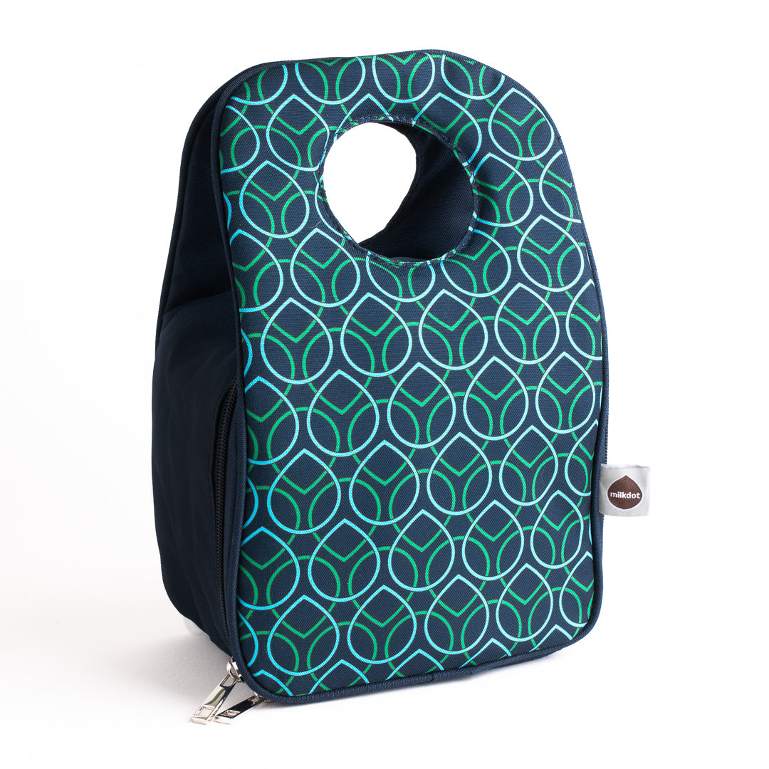 Lunch Tote | Navy Teardrop