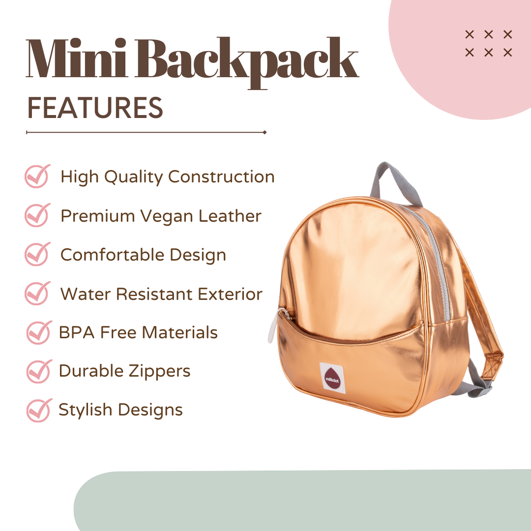 durable mini backpack milkdot Mini Backpack